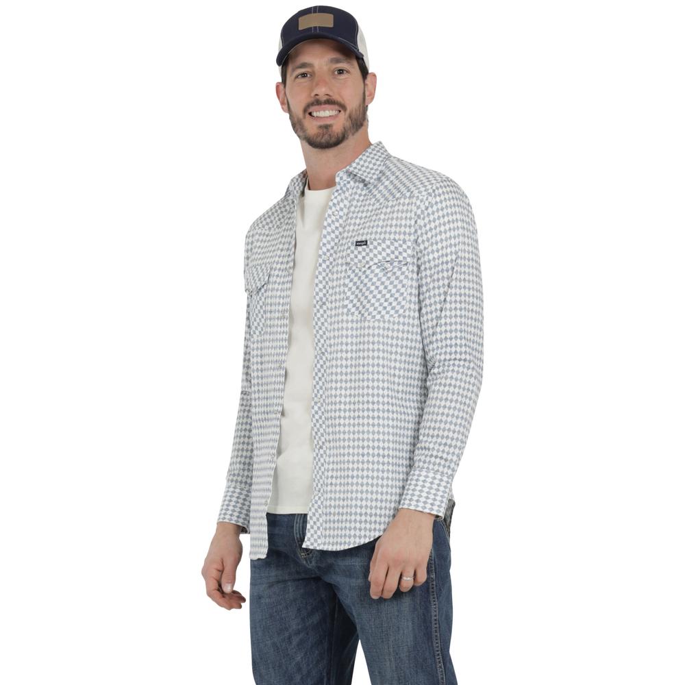 Foto 3 pulgar | Camisa Vaquera Wrangler Hombre 20 Extreme Slim Manga Larga 820 Multicolor