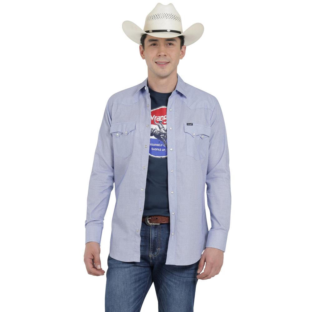 Foto 2 pulgar | Camisa Vaquera Wrangler Hombre 20 Extreme Slim Manga Larga 764 Multicolor