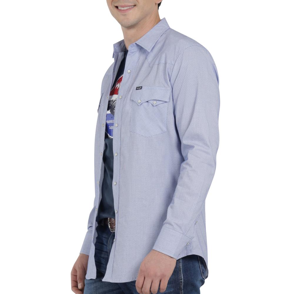 Foto 6 pulgar | Camisa Vaquera Wrangler Hombre 20 Extreme Slim Manga Larga 764 Multicolor