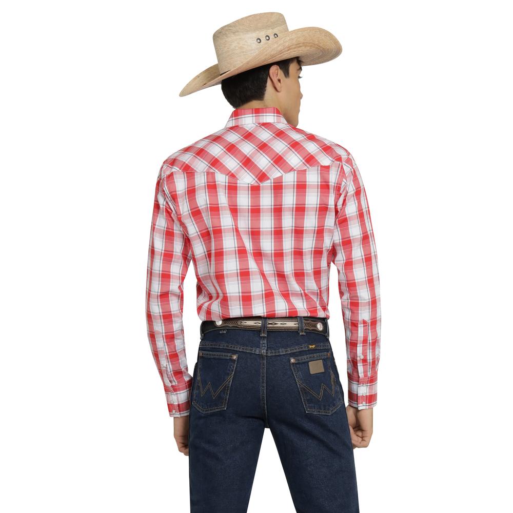 Foto 4 pulgar | Camisa Vaquera Wrangler Hombre Painted Desert Regular Manga Larga 528 Rojo