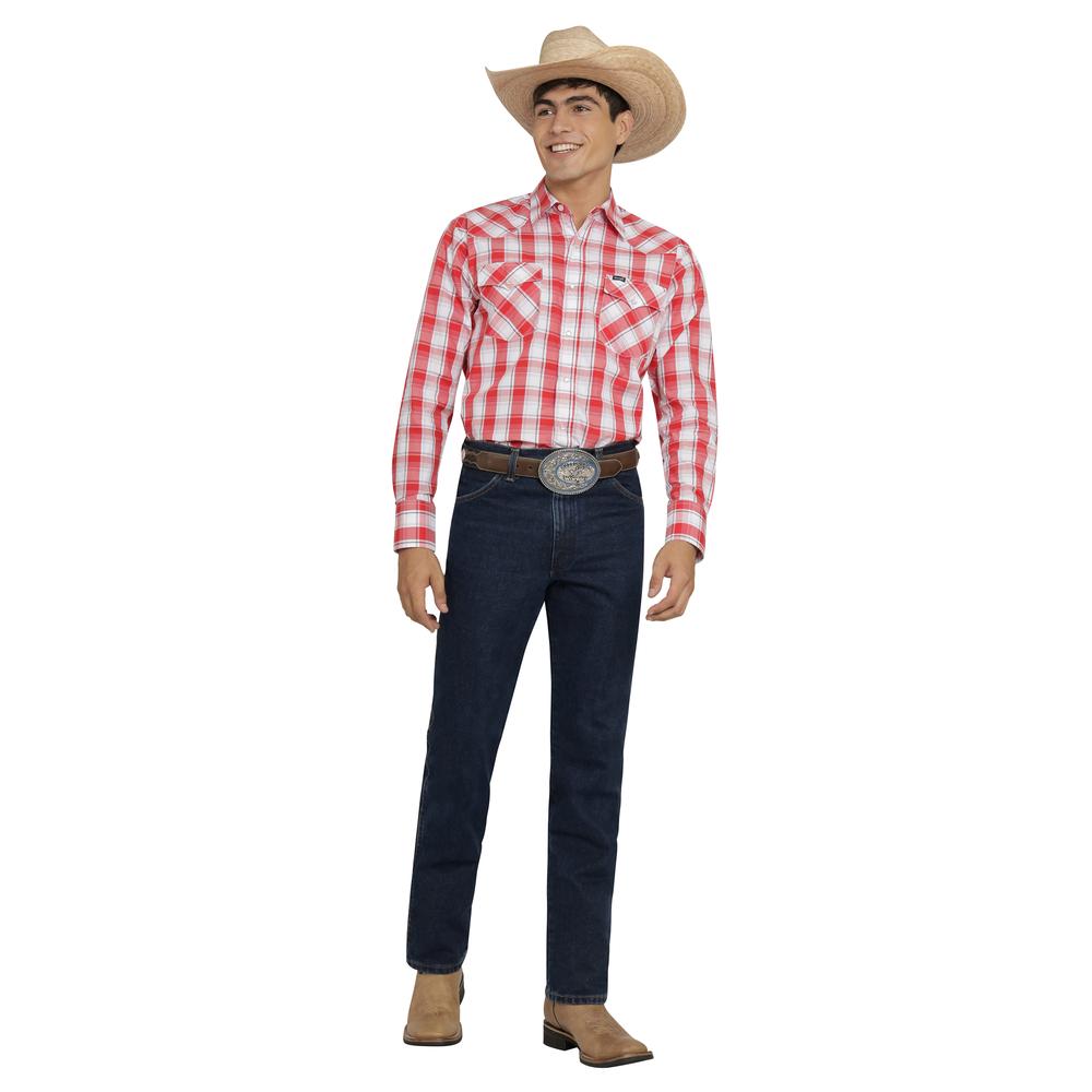 Foto 5 pulgar | Camisa Vaquera Wrangler Hombre Painted Desert Regular Manga Larga 528 Rojo