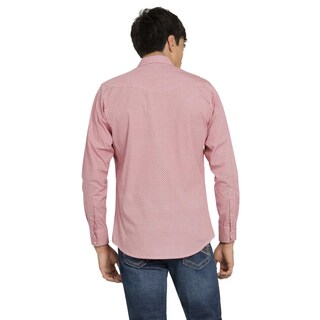Foto 3 | Camisa Vaquera Wrangler Hombre 20 Extreme Slim Manga Larga 487 Rojo