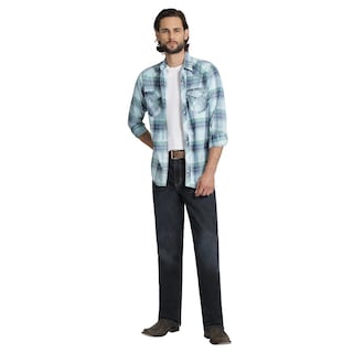 Foto 4 | Camisa Vaquera Wrangler Hombre Retro Slim Manga Larga 530 Verde