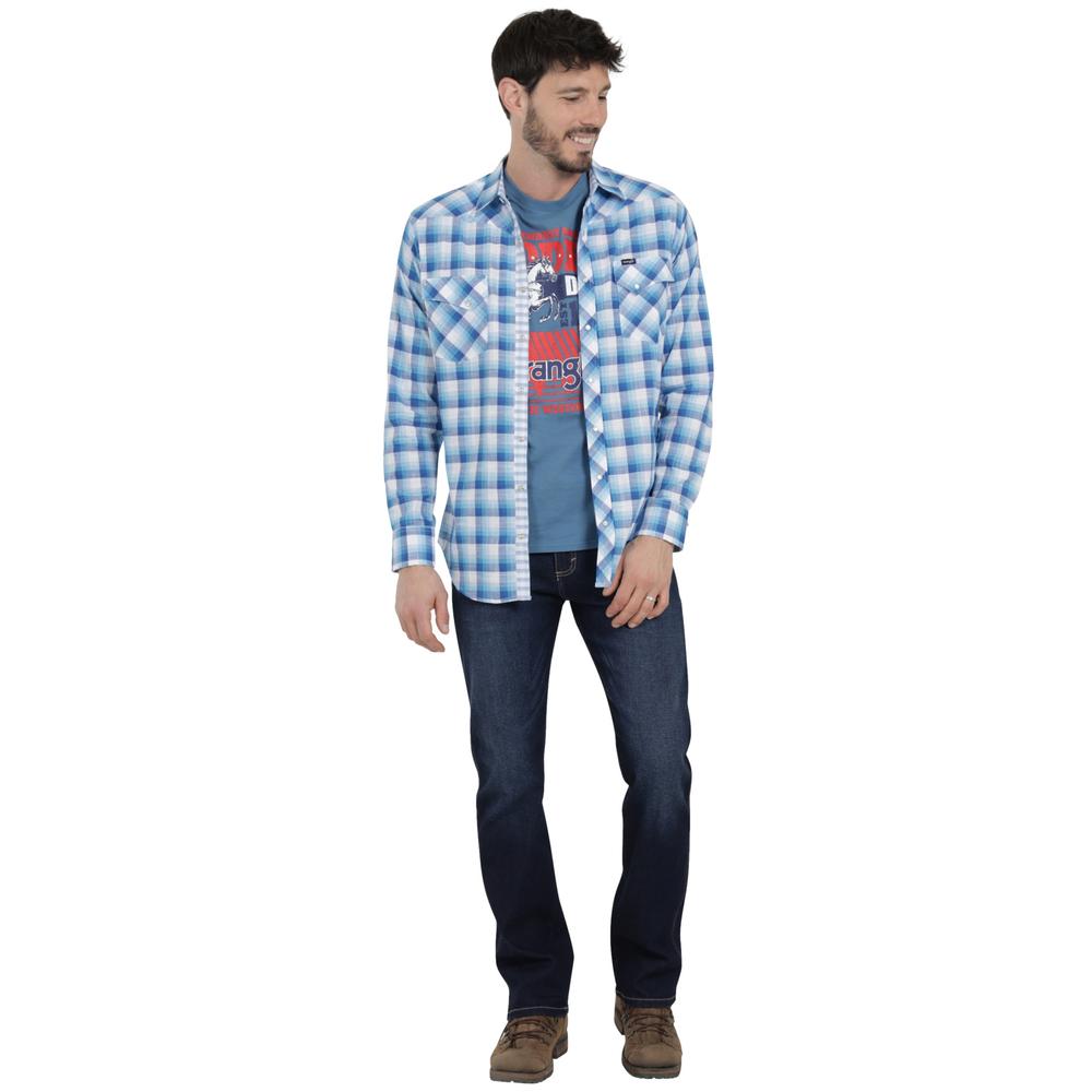 Foto 5 pulgar | Camisa Vaquera Wrangler Hombre Retro Slim Manga Larga 511 Multicolor