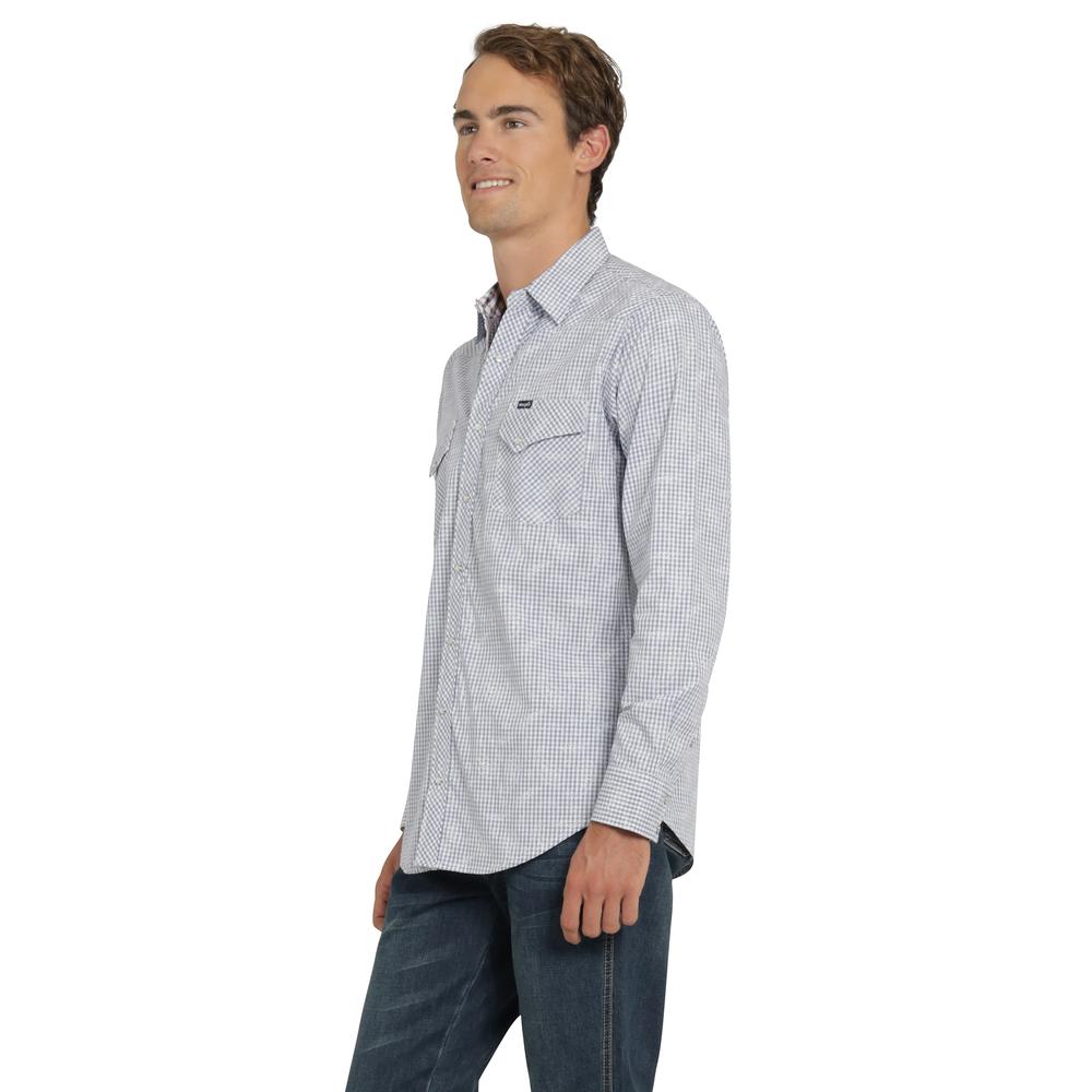 Foto 3 pulgar | Camisa Vaquera Wrangler Hombre Retro Slim Manga Larga 514 Azul Cielo