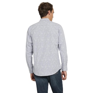 Foto 3 | Camisa Vaquera Wrangler Hombre Retro Slim Manga Larga 514 Azul Cielo