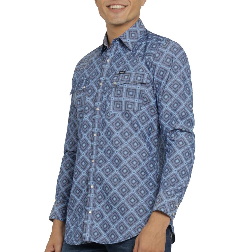 Foto 6 pulgar | Camisa Vaquera Wrangler Hombre Retro Slim Manga Larga 509 Azul Marino
