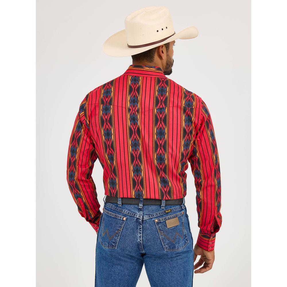 Foto 4 pulgar | Camisa Vaquera Wrangler Hombre Checotah Regular Manga Larga 910 Multicolor