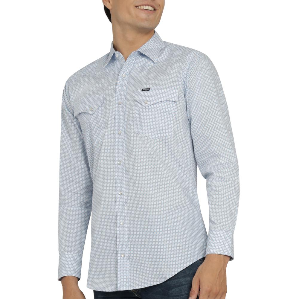 Foto 6 pulgar | Camisa Vaquera Wrangler Hombre 20 Extreme Slim Manga Larga 817 Azul