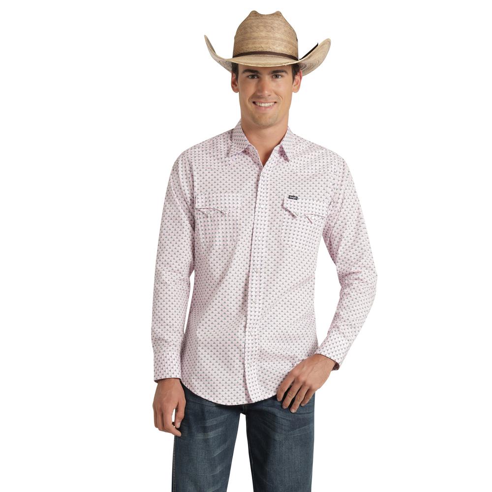 Foto 2 pulgar | Camisa Vaquera Wrangler Hombre 20 Extreme Slim Manga Larga 761 Rosa