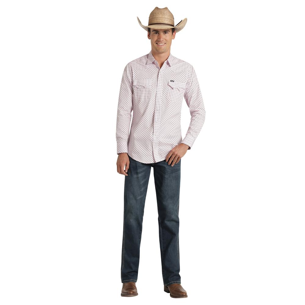 Foto 5 pulgar | Camisa Vaquera Wrangler Hombre 20 Extreme Slim Manga Larga 761 Rosa