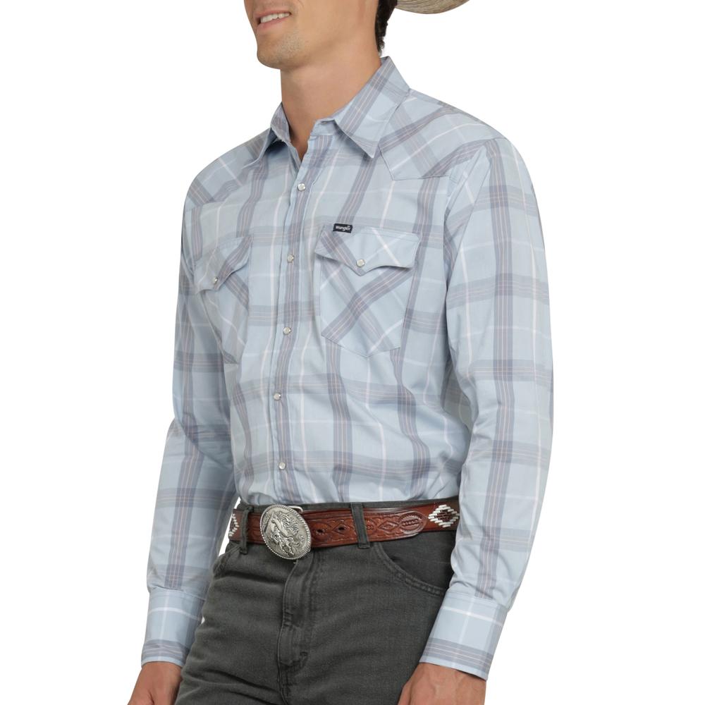 Foto 6 pulgar | Camisa Vaquera Wrangler Hombre Painted Desert Regular Manga Larga 517 Gris