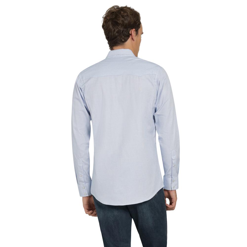 Foto 4 pulgar | Camisa Vaquera Wrangler Hombre 20 Extreme Slim Manga Larga 763 Azul