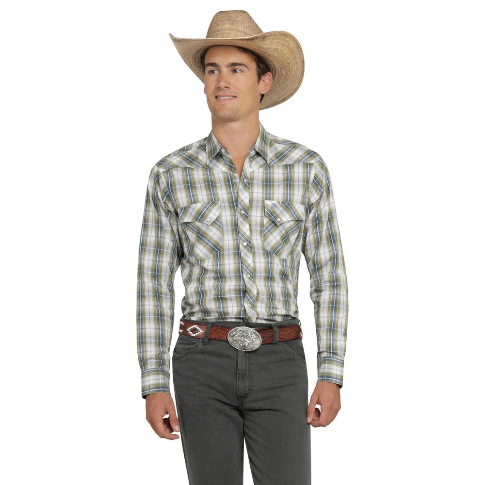 Foto 2 pulgar | Camisa Vaquera Wrangler Hombre Western Fashion Slim Manga Larga 926 Violeta