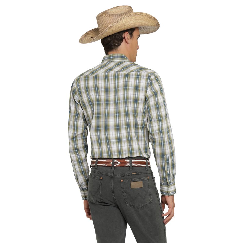 Foto 4 pulgar | Camisa Vaquera Wrangler Hombre Western Fashion Slim Manga Larga 926 Violeta