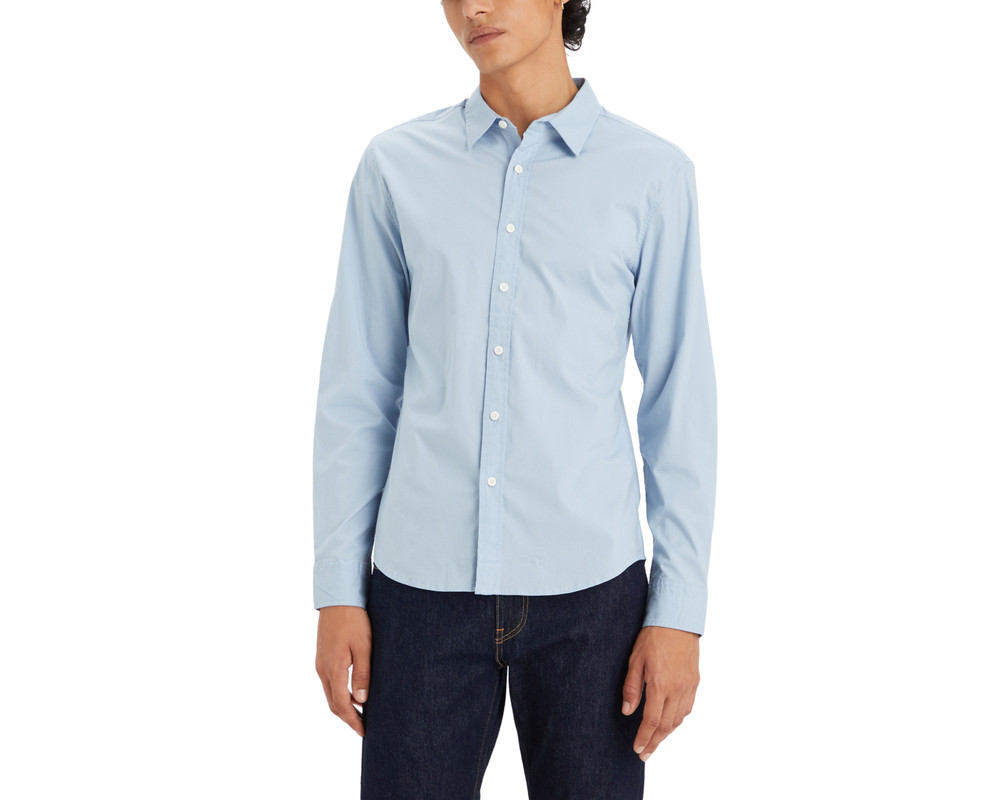 Foto 2 pulgar | Camisa Levi’s LS Battery Azul para Hombre
