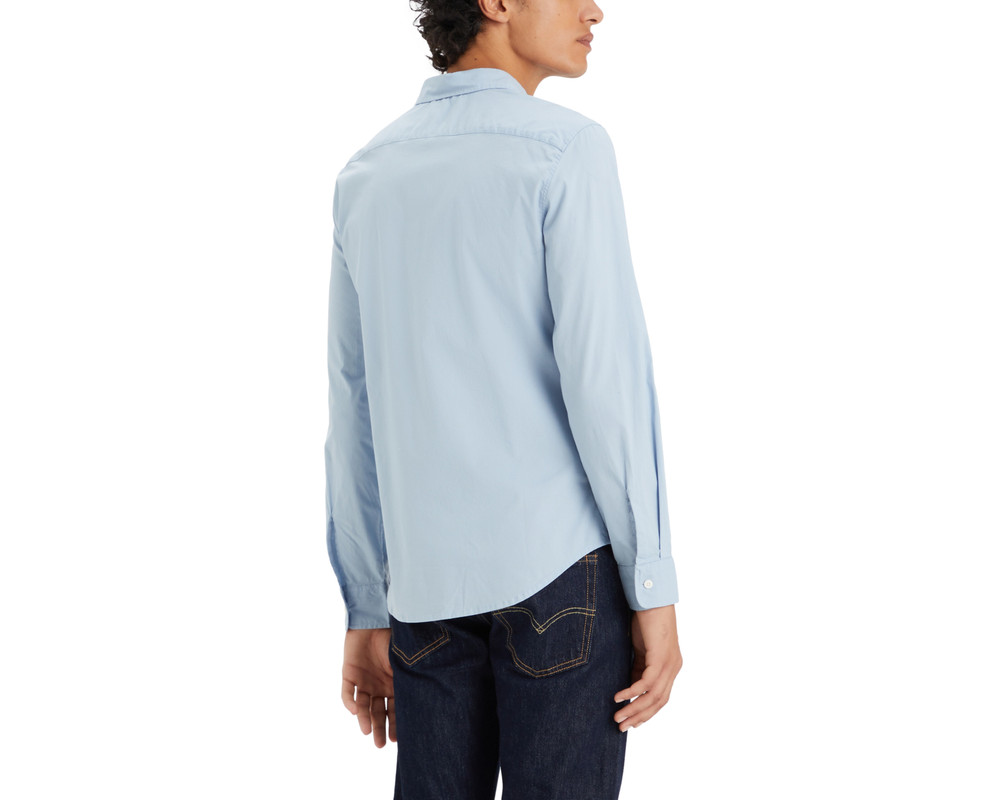 Foto 4 pulgar | Camisa Levi’s LS Battery Azul para Hombre