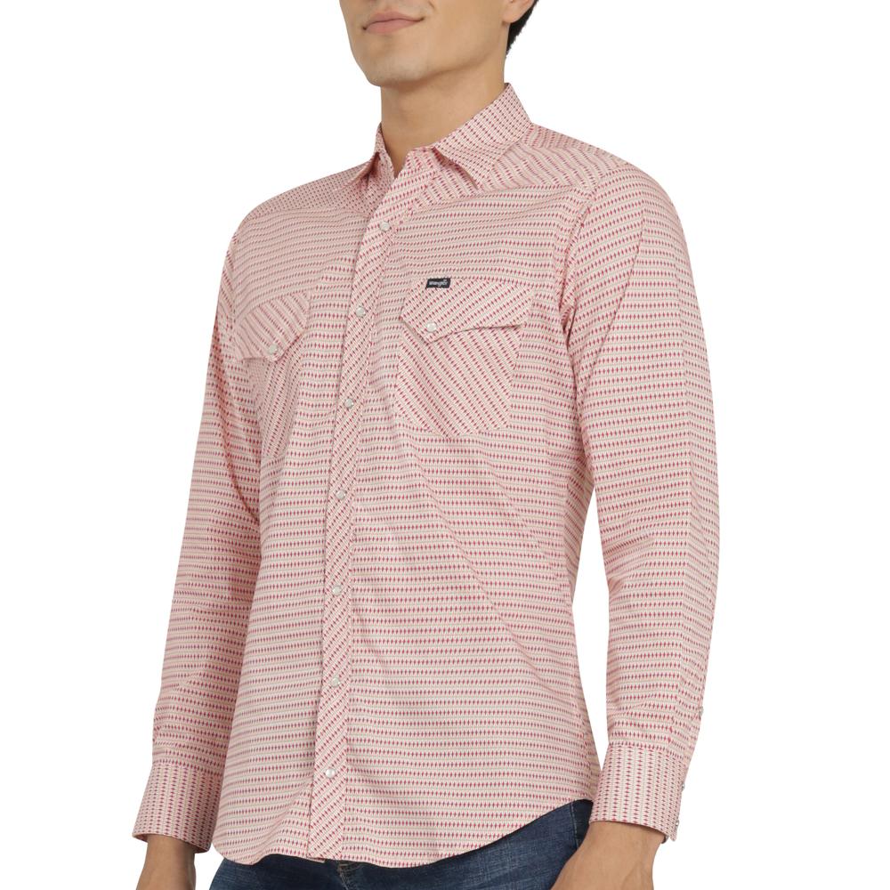 Foto 6 pulgar | Camisa Vaquera Wrangler Hombre 20 Extreme Slim Manga Larga 818 Coral