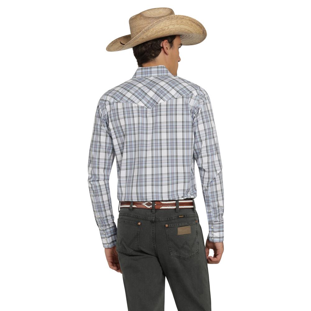 Foto 3 | Camisa Vaquera Wrangler Hombre Painted Desert Regular Manga Larga 521 Blanco