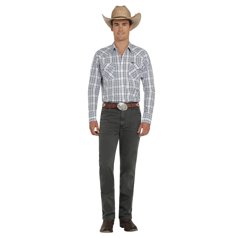 Foto 5 pulgar | Camisa Vaquera Wrangler Hombre Painted Desert Regular Manga Larga 521 Blanco