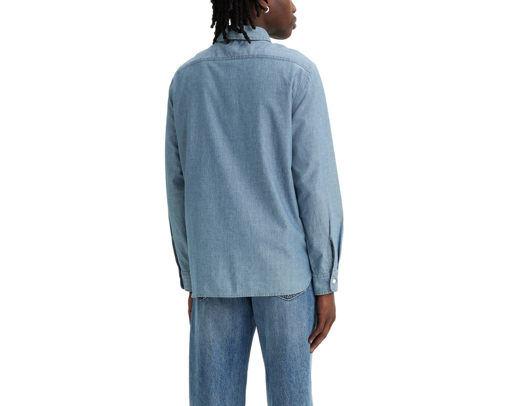 Foto 4 pulgar | Sobrecamisa Clásica Worker Levi’s  Azul Manga Larga para Hombre