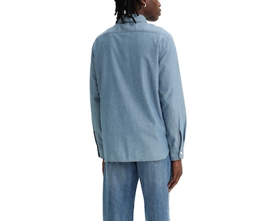 Foto 3 | Sobrecamisa Clásica Worker Levi’s Azul Manga Larga para Hombre