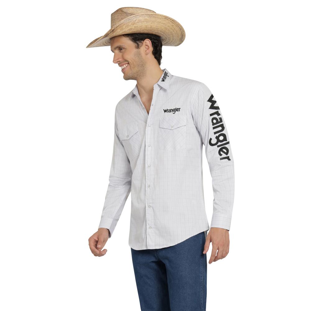 Foto 3 pulgar | Camisa Vaquera Wrangler para Hombre