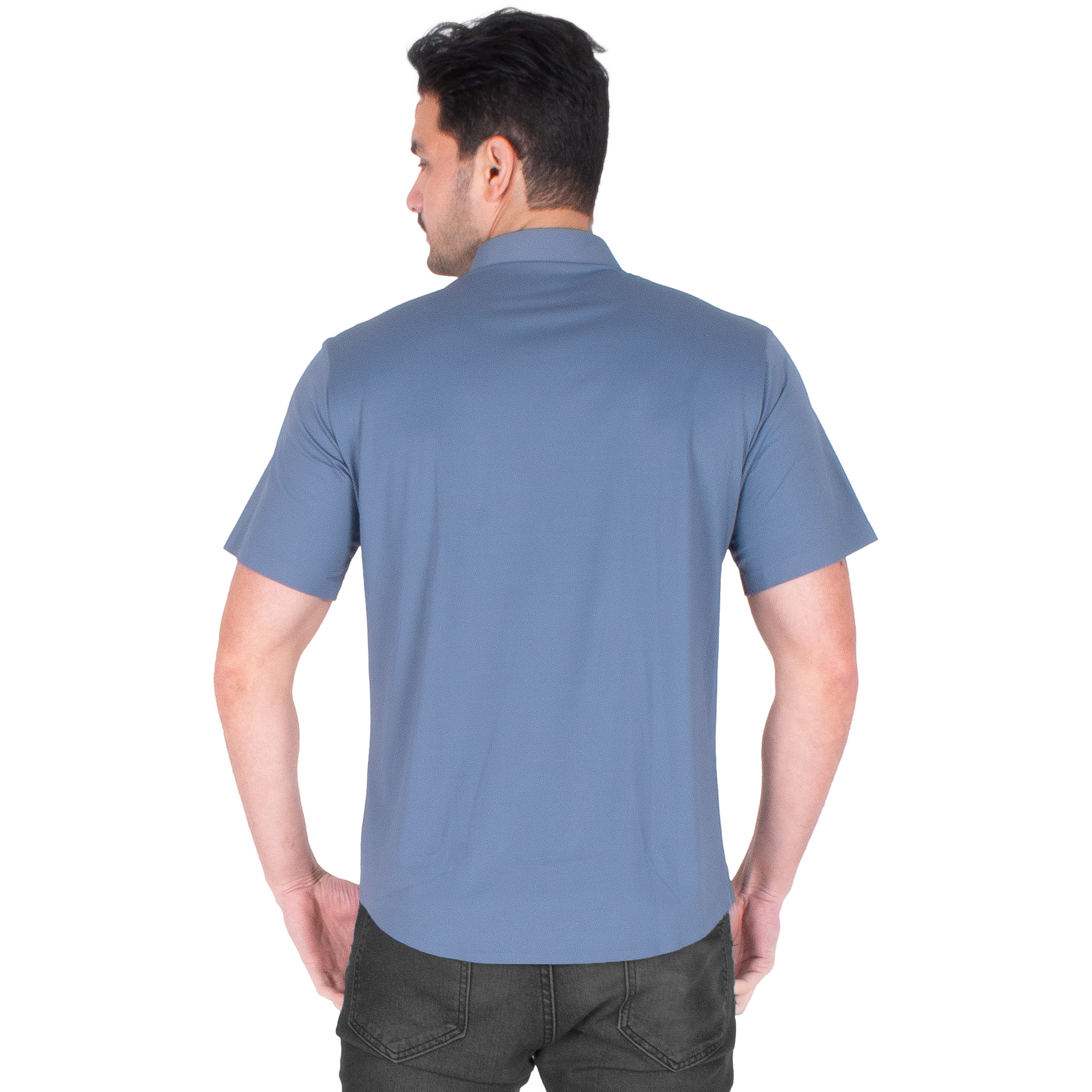 Foto 3 pulgar | Generra | Camisa Casual De Manga Corta Para Hombre