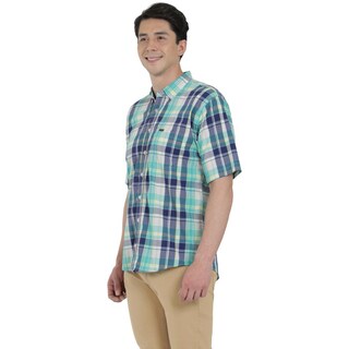 Foto 2 | Camisa Lee Hombre Classic Regular Manga Corta 661 Verde