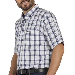 Foto 5 | Camisa Lee Hombre Classic Regular Manga Corta 825 Azul Marino
