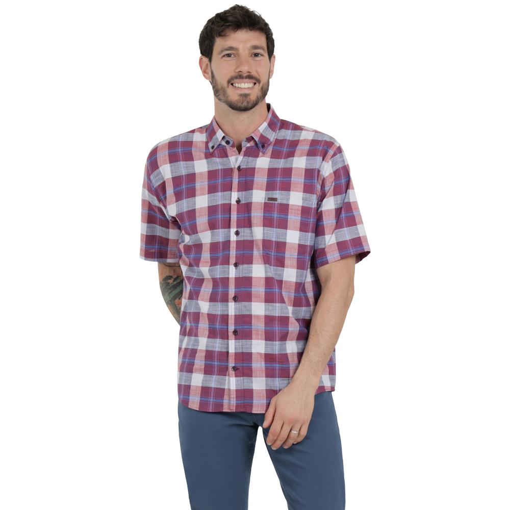 Foto 2 pulgar | Camisa Lee Hombre Classic Regular Manga Corta 822 Violeta