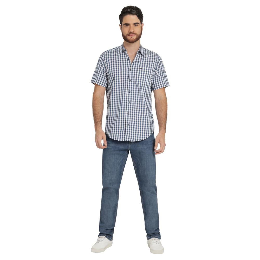 Foto 5 pulgar | Camisa Lee Hombre Quality Genuine Slim Fit Manga Corta 835 Azul Marino