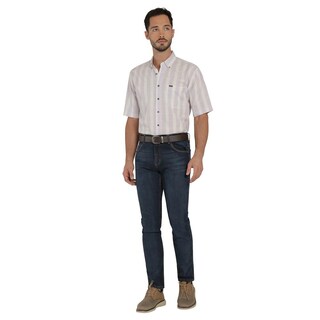Foto 4 | Camisa Lee Hombre Classic Regular Manga Corta 761 Lila
