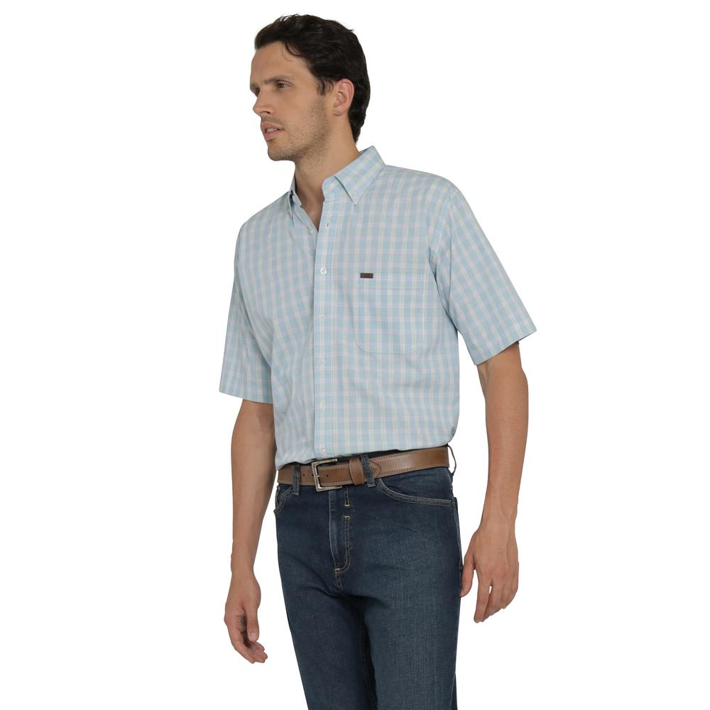 Foto 3 pulgar | Camisa Lee Hombre Classic Regular Manga Corta 828 Azul