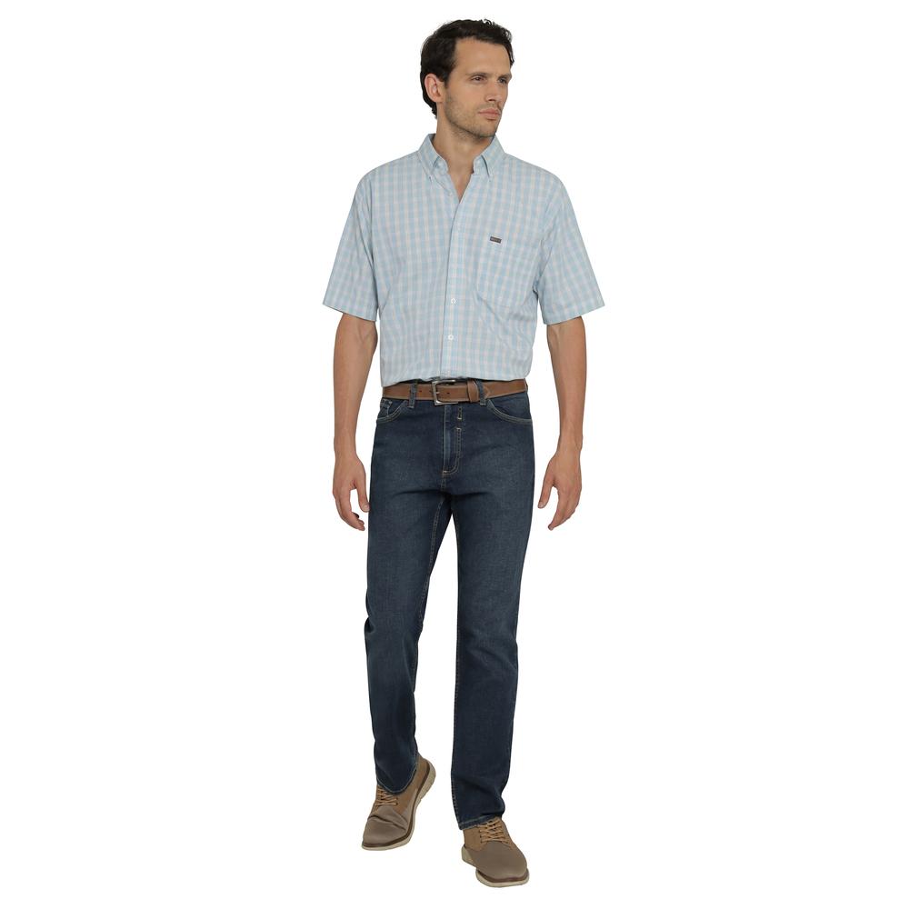 Foto 5 pulgar | Camisa Lee Hombre Classic Regular Manga Corta 828 Azul