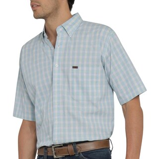 Foto 5 | Camisa Lee Hombre Classic Regular Manga Corta 828 Azul