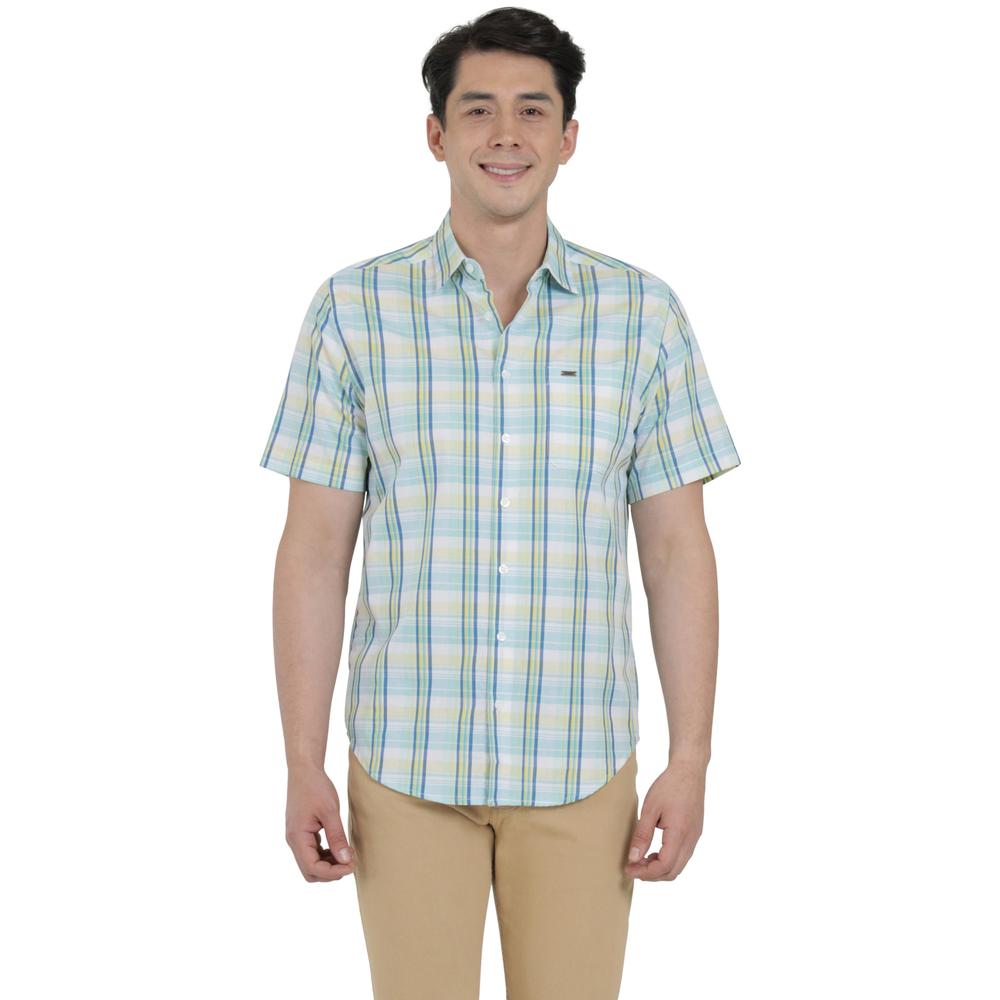 Foto 2 pulgar | Camisa Lee Hombre Quality Genuine Slim Fit Manga Corta 824 Amarillo