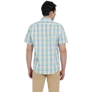 Foto 3 | Camisa Lee Hombre Quality Genuine Slim Fit Manga Corta 824 Amarillo