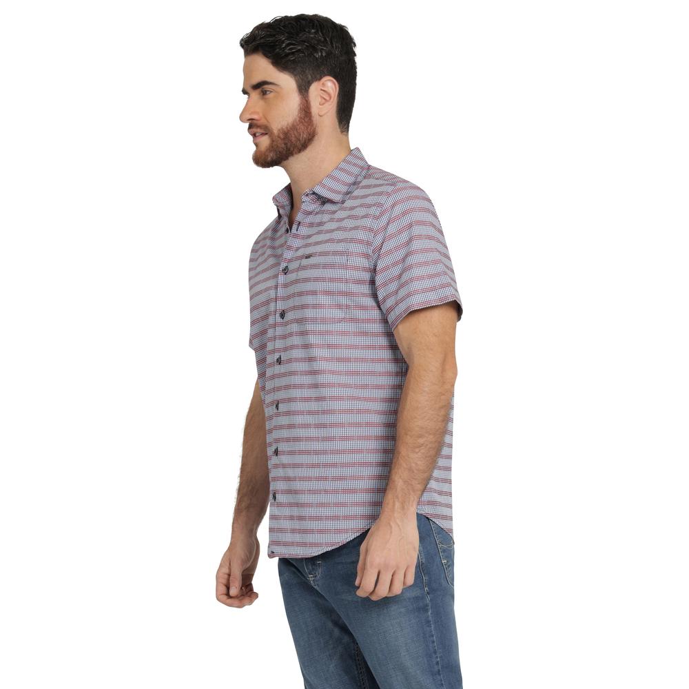 Foto 3 pulgar | Camisa Lee Hombre Quality Genuine Slim Fit Manga Corta 841 Azul