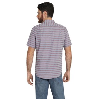 Foto 3 | Camisa Lee Hombre Quality Genuine Slim Fit Manga Corta 841 Azul