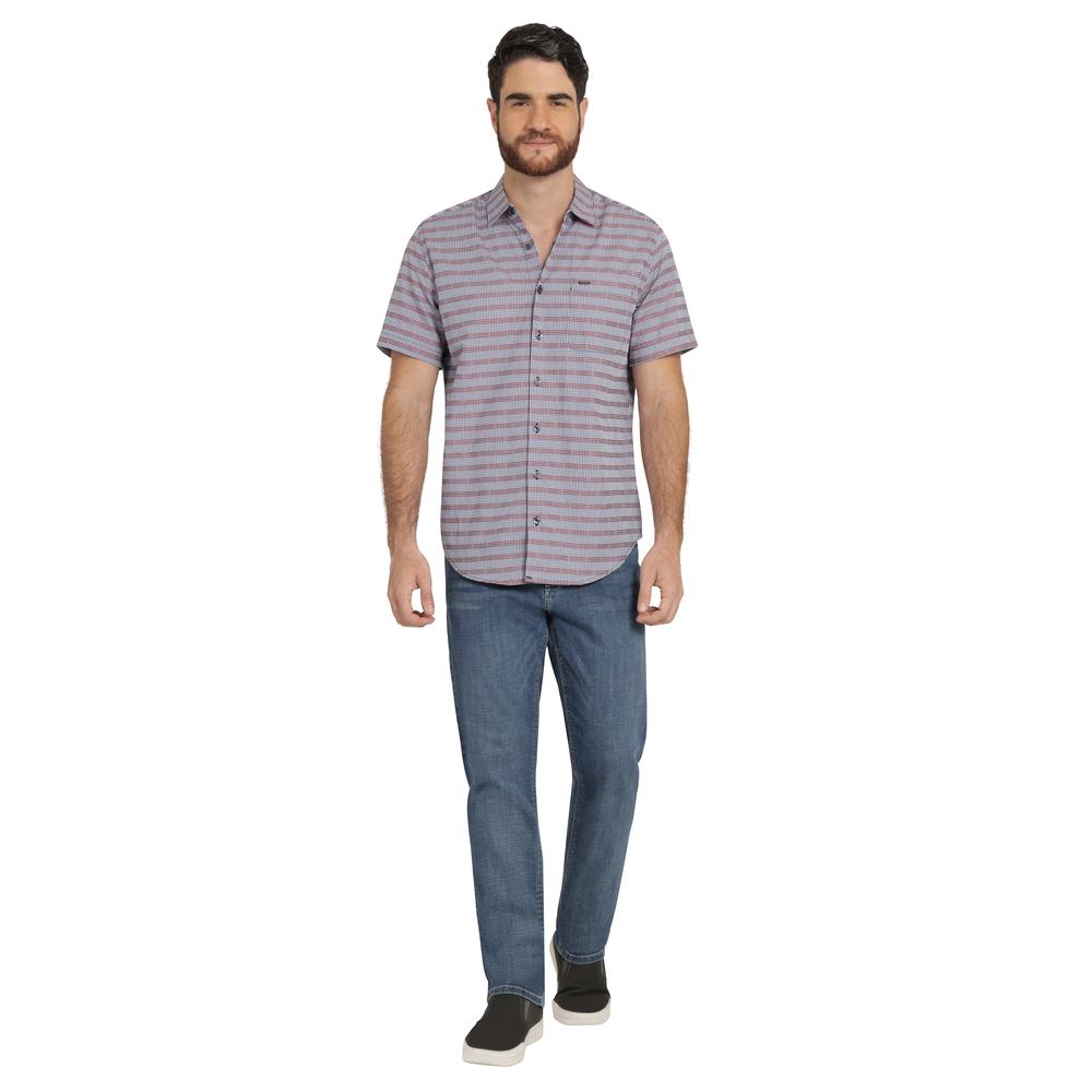 Foto 5 pulgar | Camisa Lee Hombre Quality Genuine Slim Fit Manga Corta 841 Azul
