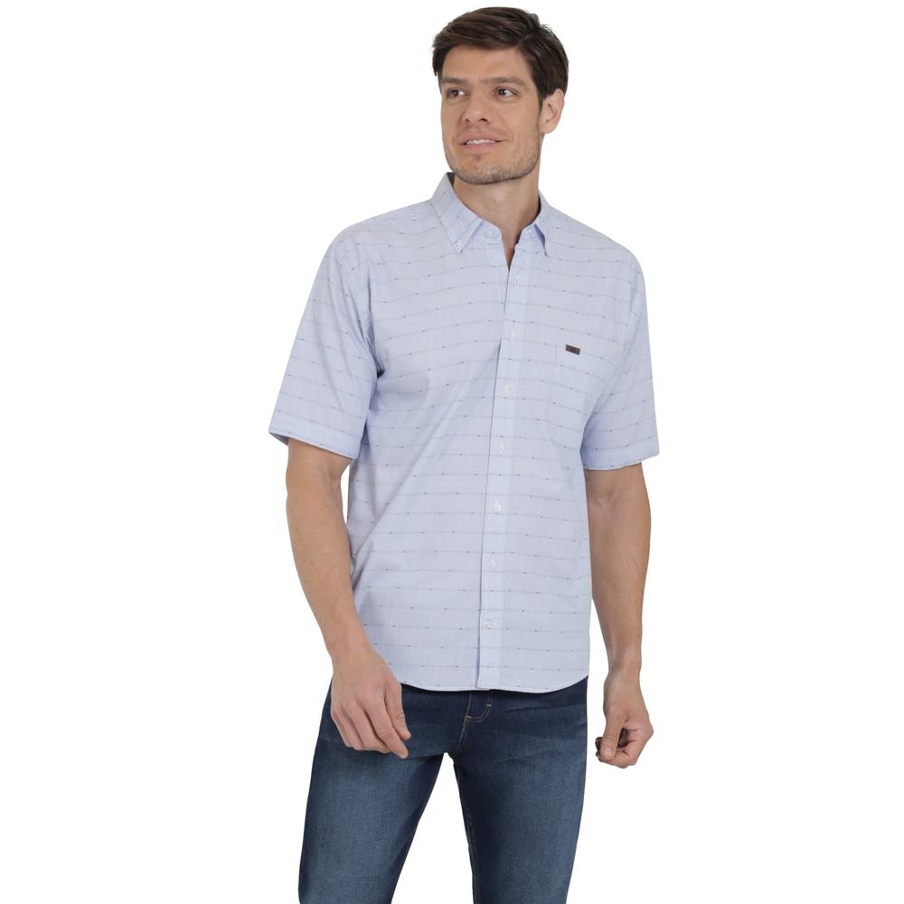 Foto 2 pulgar | Camisa Lee Hombre Classic Regular Manga Corta 797 Azul