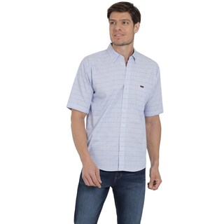 Foto 1 | Camisa Lee Hombre Classic Regular Manga Corta 797 Azul