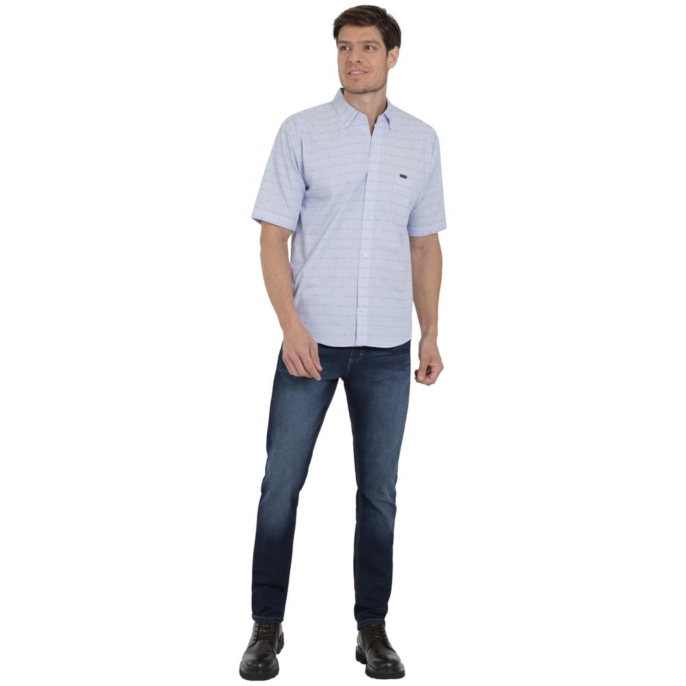 Foto 5 pulgar | Camisa Lee Hombre Classic Regular Manga Corta 797 Azul