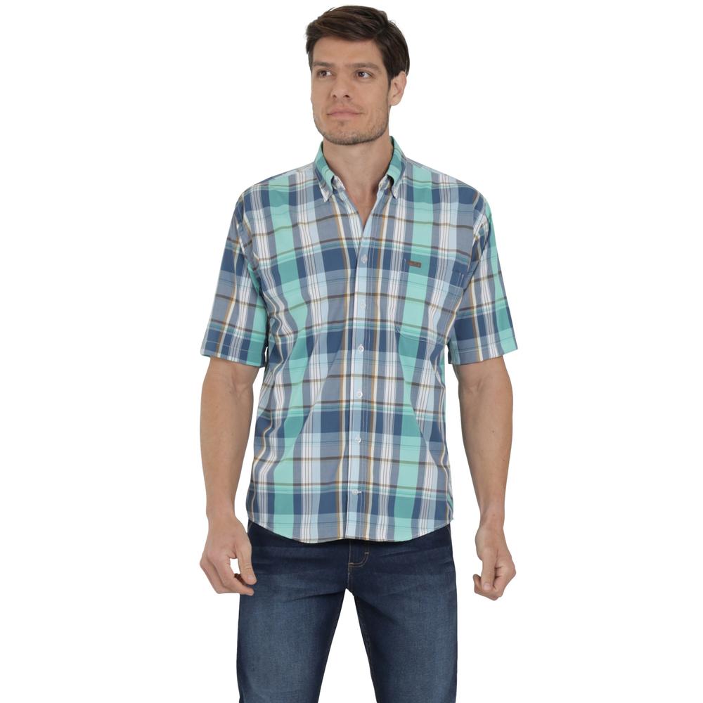 Foto 2 pulgar | Camisa Lee Hombre Classic Regular Manga Corta 670 Azul