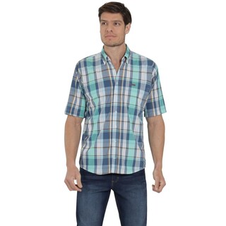 Foto 1 | Camisa Lee Hombre Classic Regular Manga Corta 670 Azul