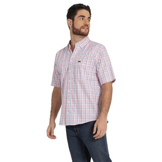 Foto 2 | Camisa Lee Hombre Classic Regular Manga Corta 747 Salmon