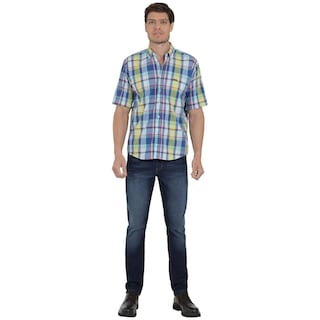 Foto 4 | Camisa Lee Hombre Classic Regular Manga Corta 662 Verde