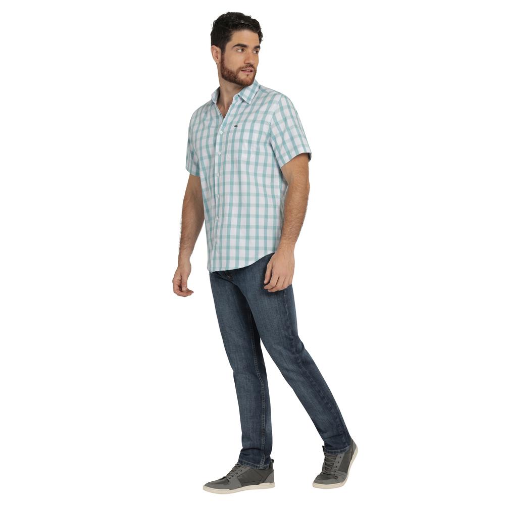 Foto 5 pulgar | Camisa Lee Hombre Quality Genuine Slim Fit Manga Corta 834 Verde