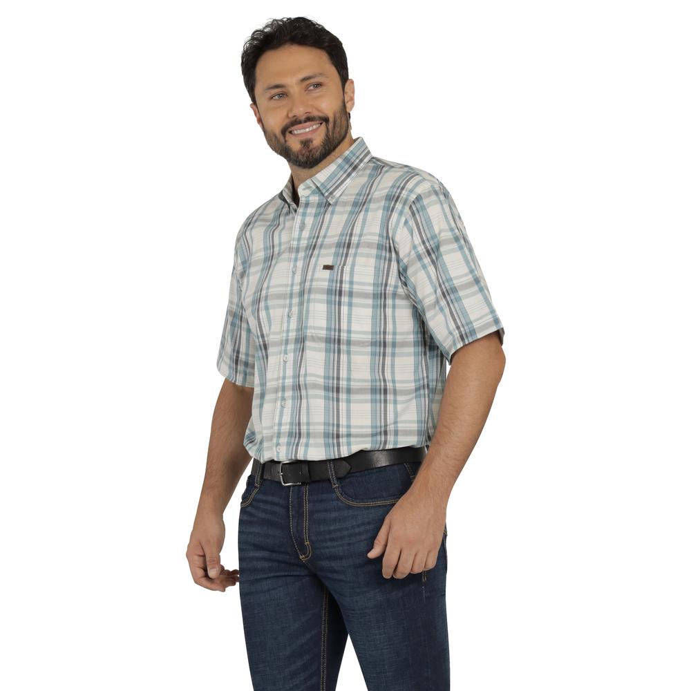 Foto 3 pulgar | Camisa Lee Hombre Classic Regular Manga Corta 754 Azul